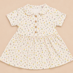 cream frock